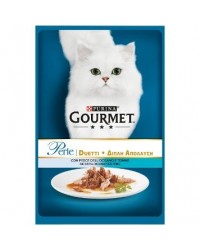 Purina Gourmet Perle 85gr duetti con Pesce dell'oceano e tonno 